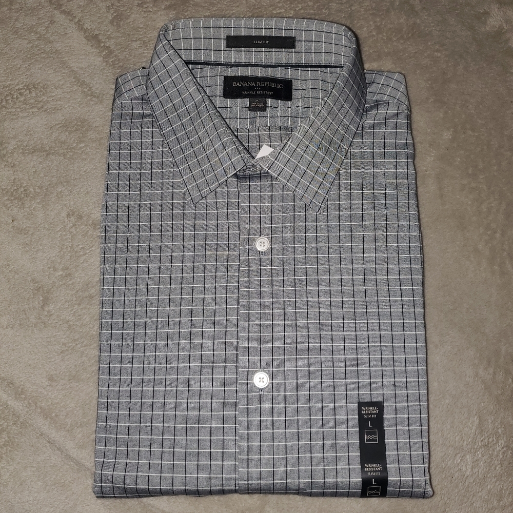 NEW Slim-Fit Wrinkle Resistant Shirt